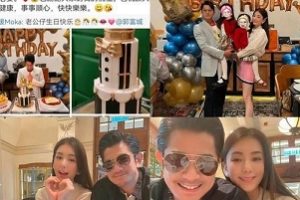 郭富城,你中秋节怎么过的?胡子拉碴和家人团聚?