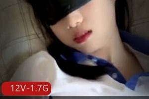 校园甜美萌妹自拍10分钟视频，青春初体验肉夹馍情书